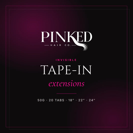 Invisible Tape-In Extensions — Pinked Hair Co